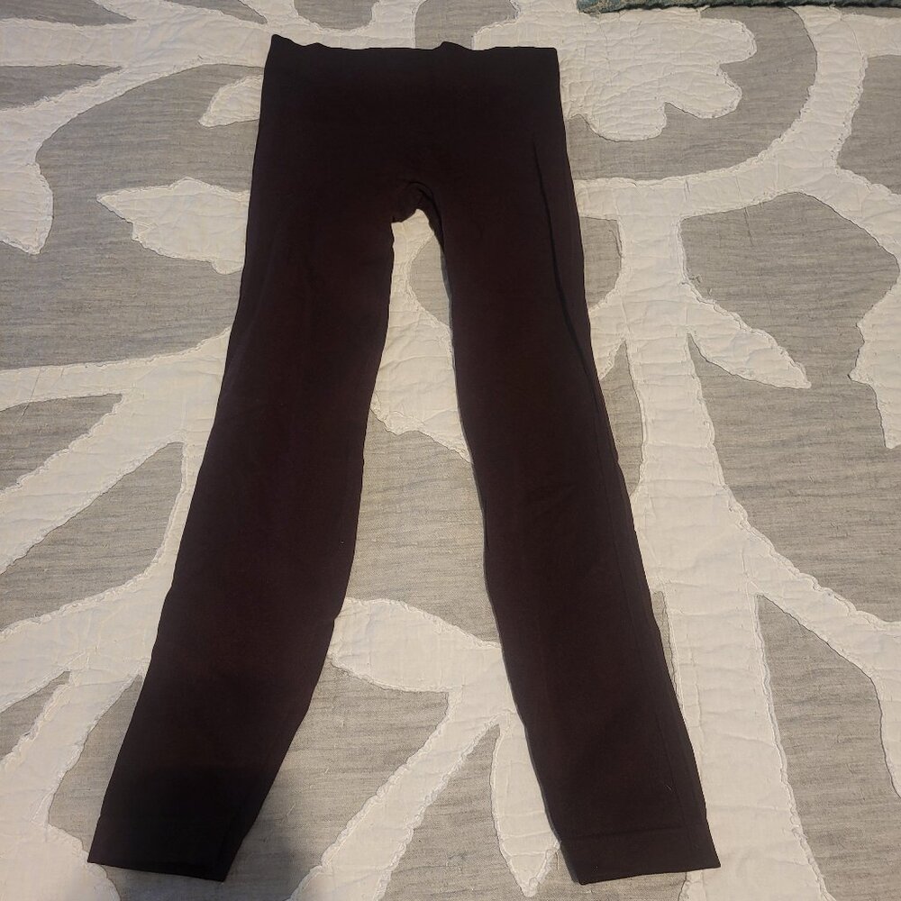 Spanx leggings beautiful burgundy purple color